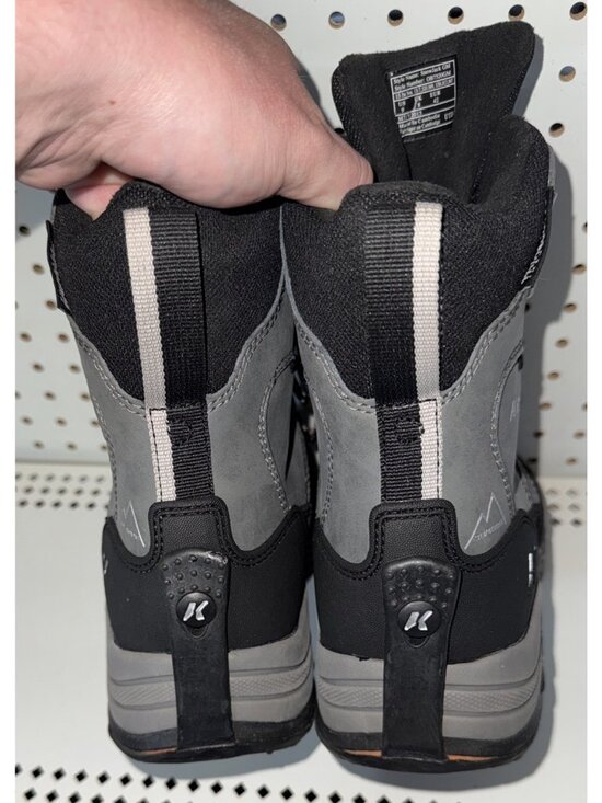 Korkers SnowJack Mens Leather Insulated WP Winter Snow Boots Size 9 Gray Black main image 8